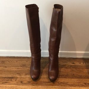 Michael Kors Brown Leather Boots